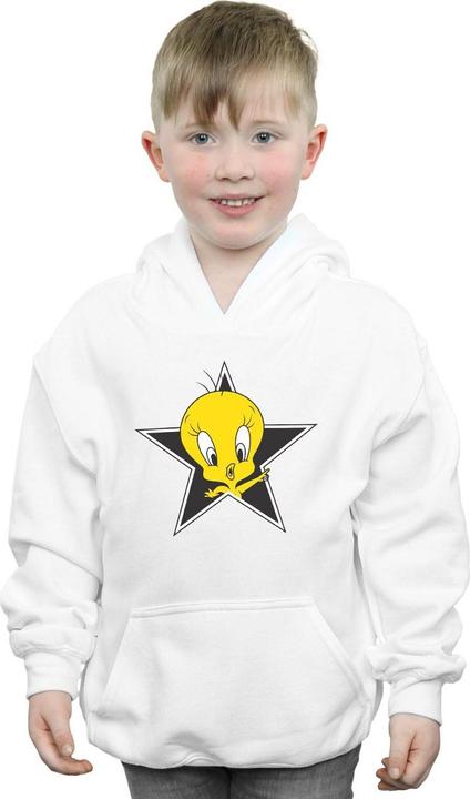 Immagine prodotto Looney Tunes Tweety Pie Star Felpa con Cappuccio Ragazzi (140, 146)