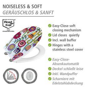Productafbeelding Wenko Toiletbril Full Bloom Duroplast