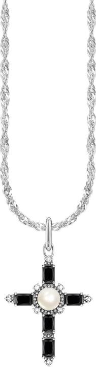 Thomas Sabo Kette Cross Romance (Geschwärzt, 925 Sterlingsilber, 40 - 45 cm)