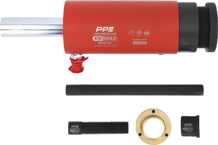 Produktbild KS Tools Druck- und Zug-Hydraulikzylinder-Satz, 32t, 6-tlg