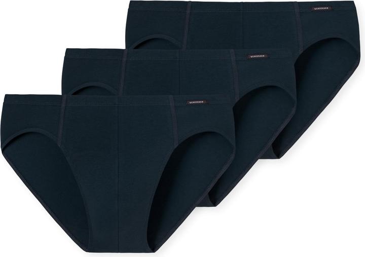 Schiesser Slips Cotton Essentials Unterhosen Schlüpfer Supermini Brief | 3 Stück (S, 3er Pack)