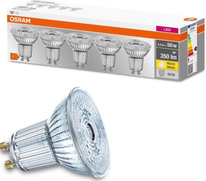 Produktbild Osram Led Base Par16 (GU10, 4.30 W, 350 lm, 5 x, F)