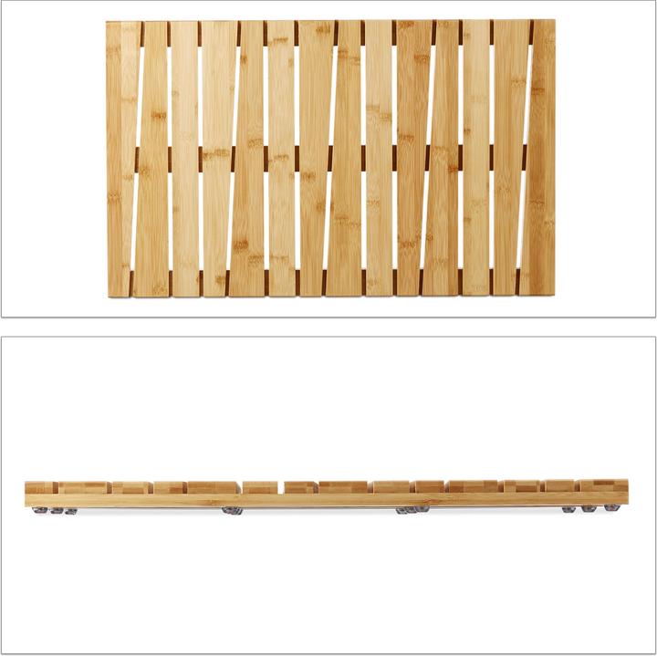 Immagine prodotto Relaxdays Tappetino per il bagno (65 x 40 x 3 cm)