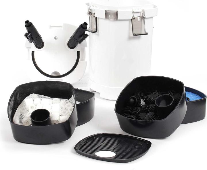 Image du produit SunSun HW-505A Aquarium bio filtre extérieur 800l/h 4 Phases Matériaux et Pompe (400 l, Filtres externes, Eau salée, Eau douce)