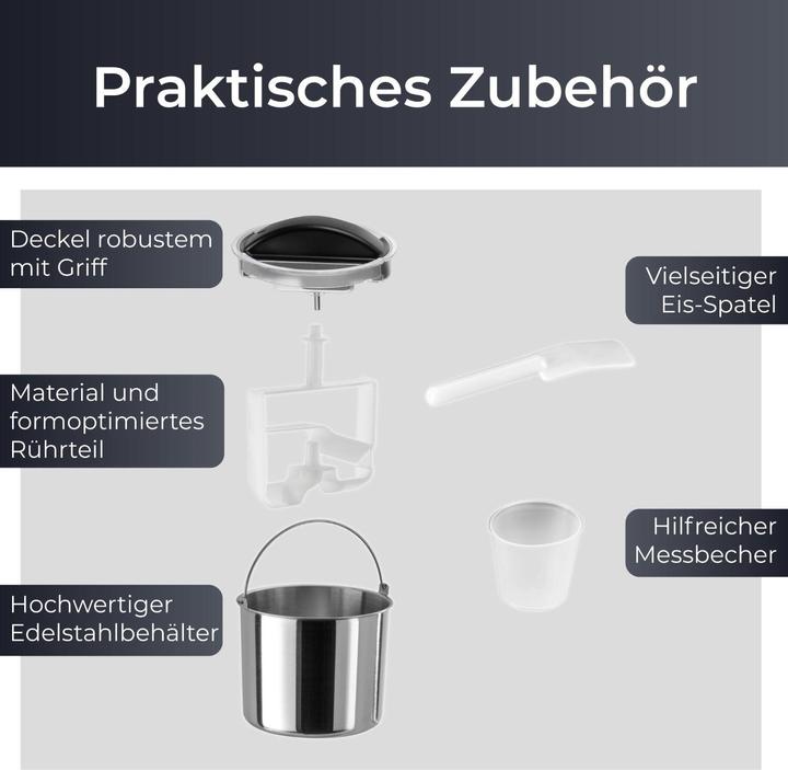 Produktbild KLAMER Eiscrememaschine
