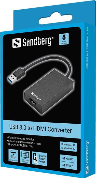 Produktbild Sandberg USB 3.0 to HDMI Converter