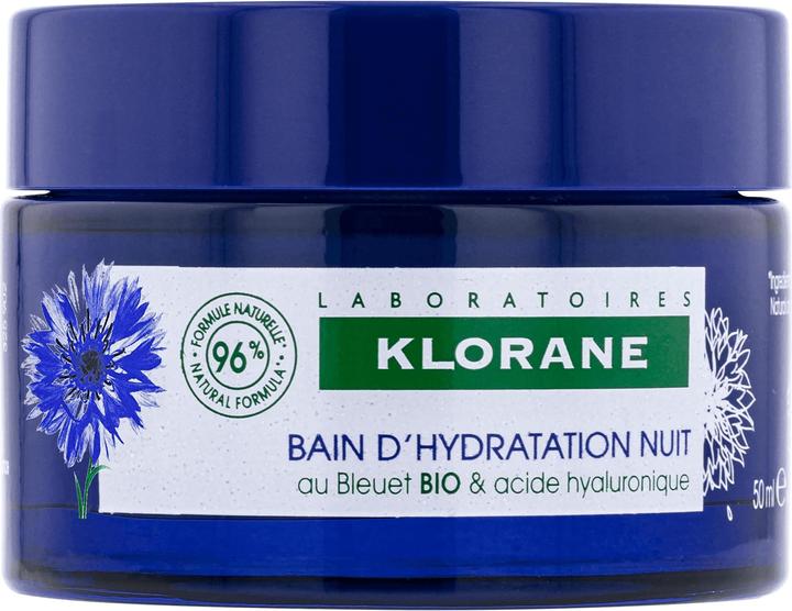 Klorane Feuchtigkeitsspendende Nachtmaske mit BIO-Kornblume (50 ml)