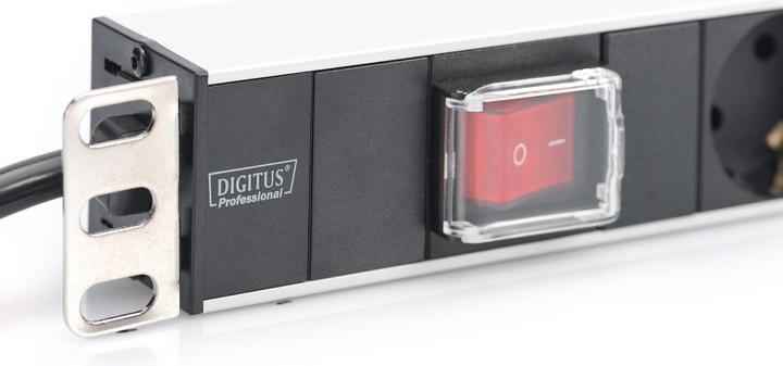 Image du produit Digitus Bandeau de prises avec profil en aluminium (7 x, CEE 7/3, 2 m)