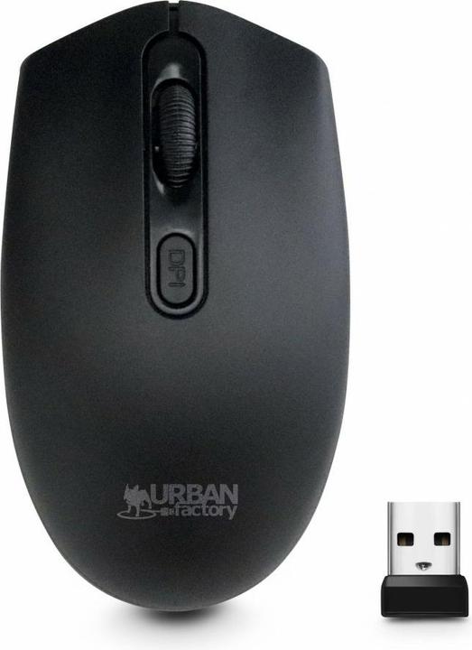 Produktbild Urban Factory Souris sans fil Free (Noir) (Kabellos)