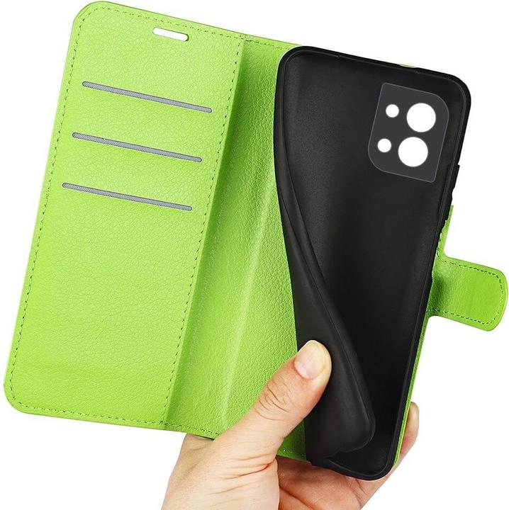 Produktbild Cover-Discount OPPO Reno8 - Leder Etui Hülle grün (Oppo Reno 8)