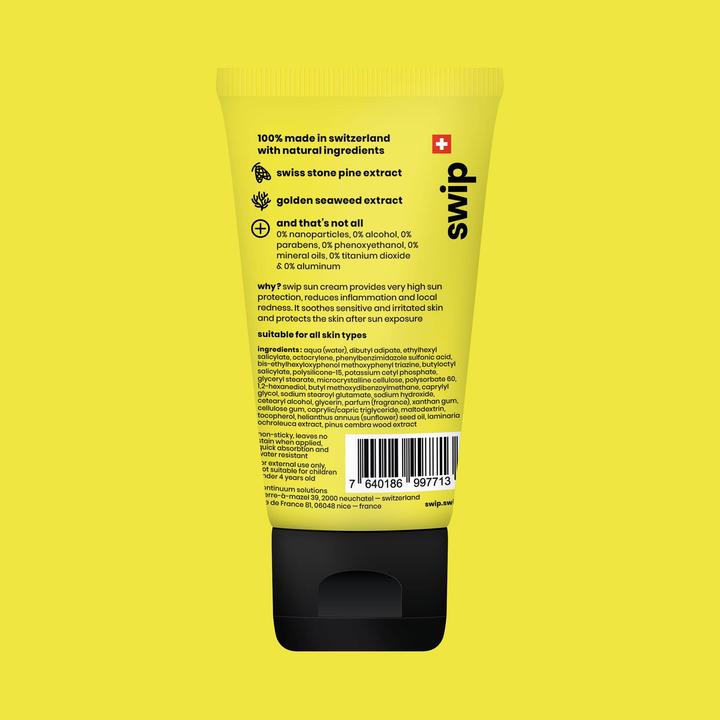 Immagine prodotto Swip Crema solare (Crema solare, SPF 50, 75 ml, 80 g)