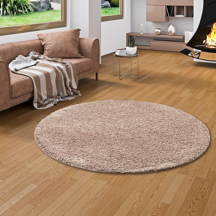 Produktbild Snapstyle Luxus Hochflor Langflor Teppich Milano (Ø 200 cm)