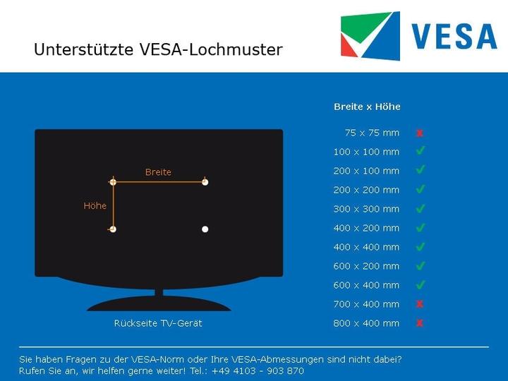 Produktbild Neomounts Nm-W365black (Wand, 55", 35 kg)