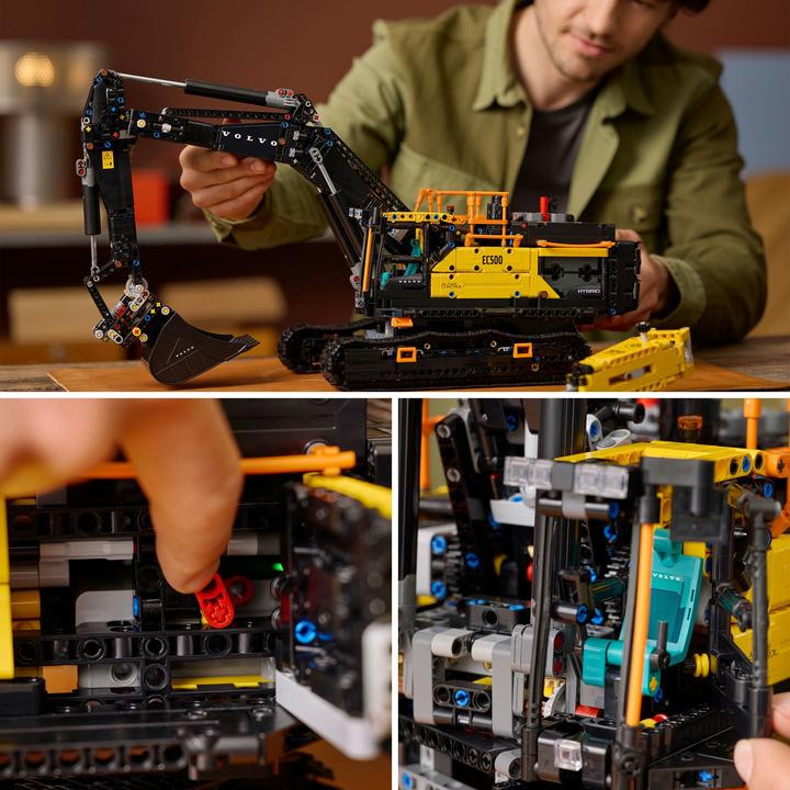 Actual product image LEGO Volvo EC500 Hybrid excavator (42215, LEGO Technic)