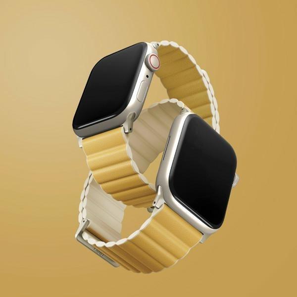 Actual product image Uniq pasek Revix Premium Apple Watch Series 1/2/3/4/5/6/7/8/SE/SE2/Ultra 42/44/45/49mm Edition Rever (ecological leather, Silicon, Plastic)