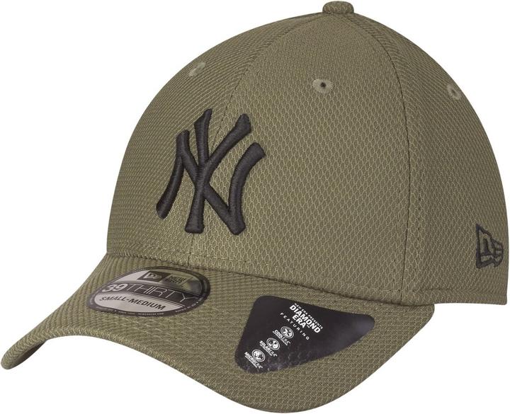 Actual product image New Era 39Thirty Diamond Tech Cap - New York Yankees olive (M/L)