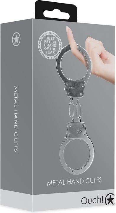 Produktbild Ouch! Metal Hand Cuffs - Silver