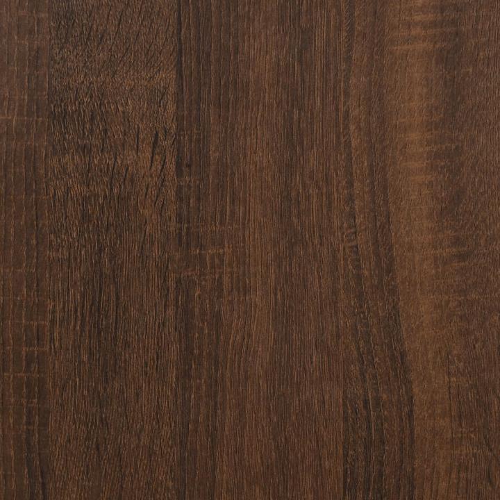 Actual product image VidaXL Badmöbel Set Badezimmermöbel Badezimmerschrank 4 tlg. Braun Eichen Optik
