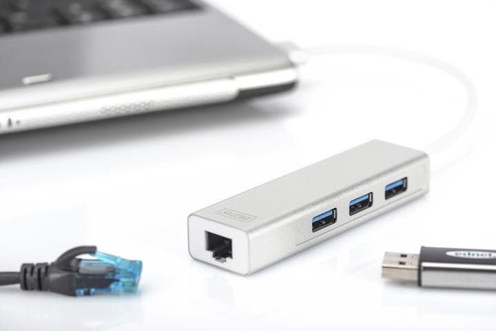 Actual product image Digitus Da-70250-1 (USB-A, 4 Ports)