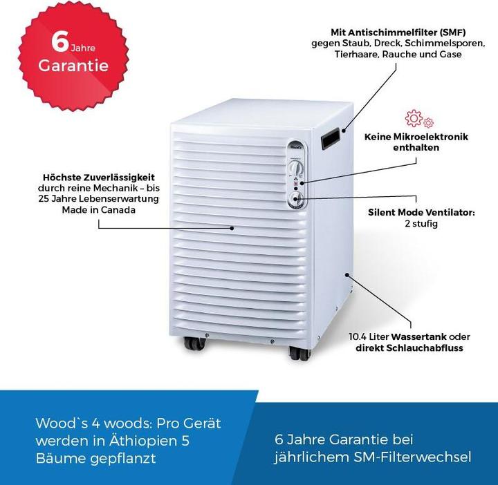 Actual product image Wood's Woods Dehumidifier DS36-HG (20.80 l/24h)