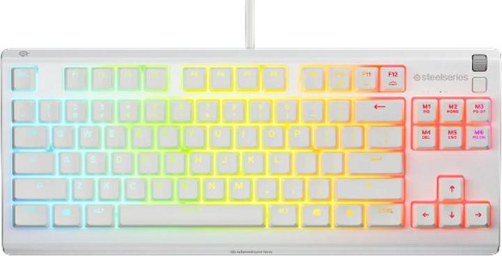 Image du produit SteelSeries Apex 3 TKL Gaming Toetsenbord Qwerty Wit (64819) (US, Filaire)