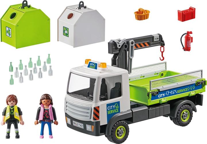 Produktbild Playmobil Altglas-LKW mit Container (71431, Playmobil City Action)