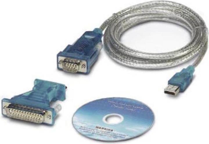 Actual product image Phoenix Contact RS232/USB adaptor and D-sub 9-25 adaptor