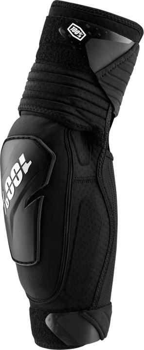 Immagine prodotto 100% PROTECCIONES Nero (Fortis Elbow Guards Black) -S/M Elbow Guards, Bianco, ESTANDAR (S, M, Protettori gomito)