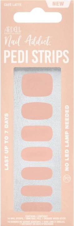 Ardell Nail Addict - Pedicure Strips Cafe Latte (Nagellacktrockner, Beige)