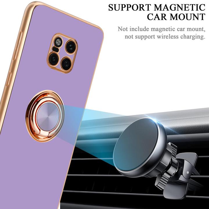Actual product image Cadorabo Case for Huawei MATE 20 PRO in TPU with camera protection and ring LM089 Style (Mate 20 Pro)