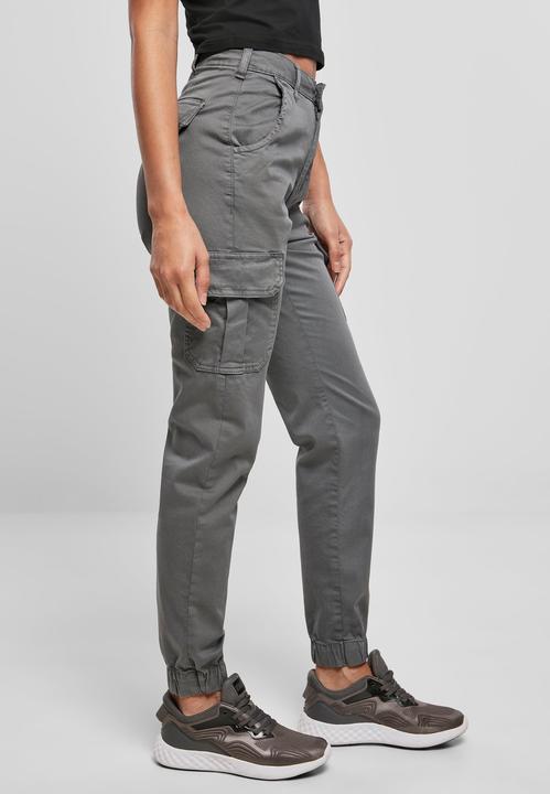 Actual product image Urban Classics Ladies High Waist Cargo Pants (30)