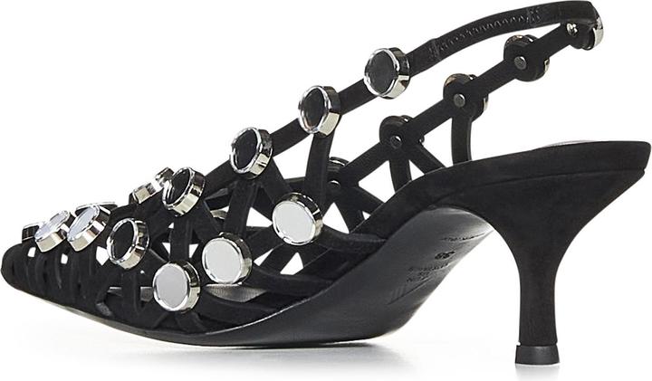 Actual product image The Attico Grid Slingback 50mm (39)