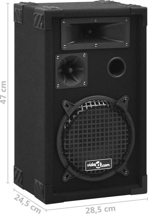 Produktbild Diverse Hardware Professionelle HiFi-/Bühnen-Lautsprecher Passiv 2 Stk. 800 W (Passiv, 1x 200 W)