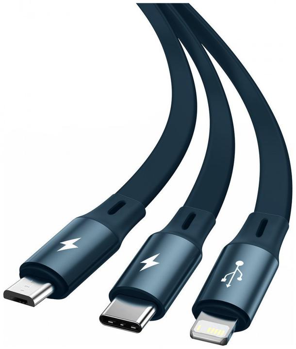 Immagine prodotto Baseus Cavo di ricarica 3in1 (1.20 m, USB 3.2 Gen 1)