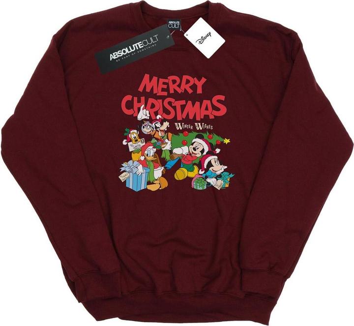 Disney Mickey And Friends Winter Wishes Sweatshirt (L)