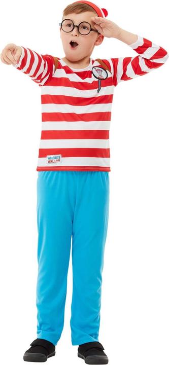 Actual product image Wheres Wally? Boys Deluxe Costume Set (110)
