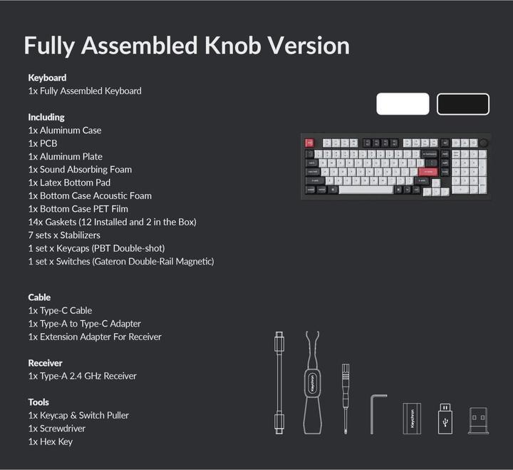 Actual product image Keychron Q5 HE (US, Cable)