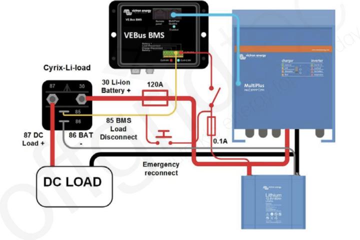Actual product image Victron Energy Cyrix-Li-load 24/48V-120A