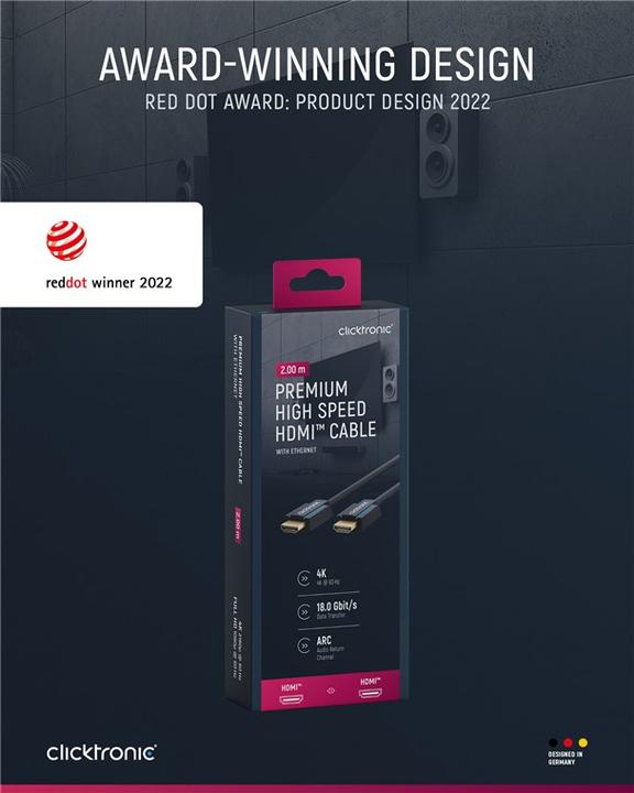 Actual product image Goobay HDMI (Typ A) — HDMI (Typ A) (2 m, HDMI)