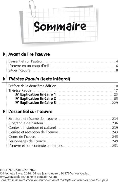 Produktbild Thérèse Raquin (Französisch, Émile Zola, Laurence Teper, 2024)