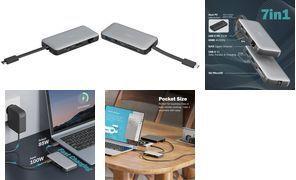 Immagine prodotto Digitus Docking station da viaggio USB-C, 7 porte (USB-C, 7 Porti)