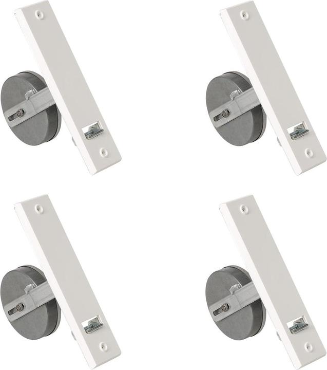 Actual product image Rollwin 4x flush-mounted roller shutter belt winder 185mm hole spacing - from Germany - with belt winder