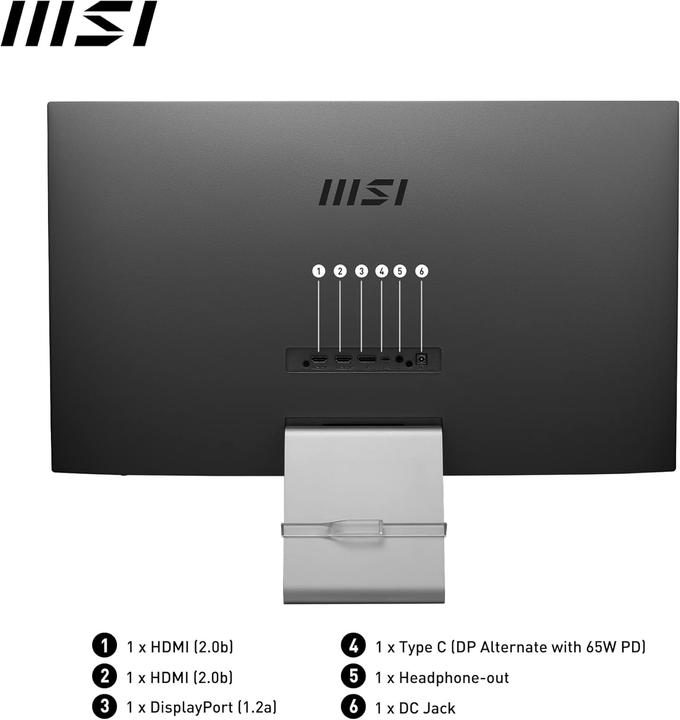 Actual product image MSI Modern MD271UL (3840 x 2160 Pixels, 27.01")