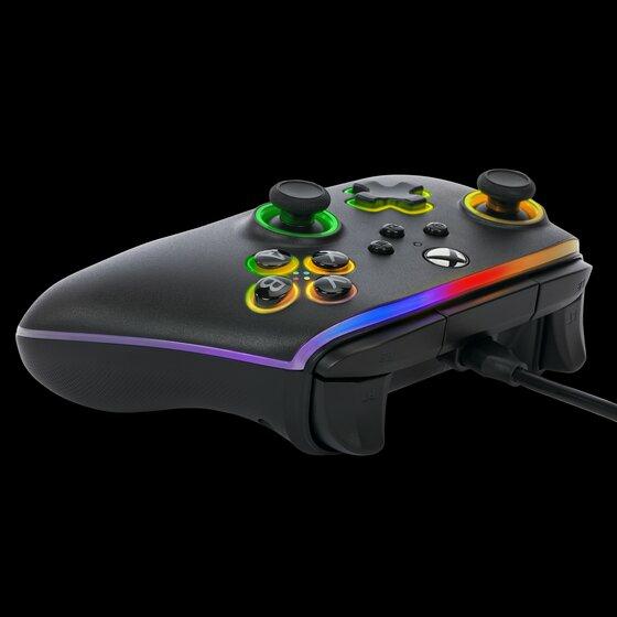 Produktbild PowerA XB Controller Advantage wired Lumectra black (Xbox Series X, Xbox Series S, PC)