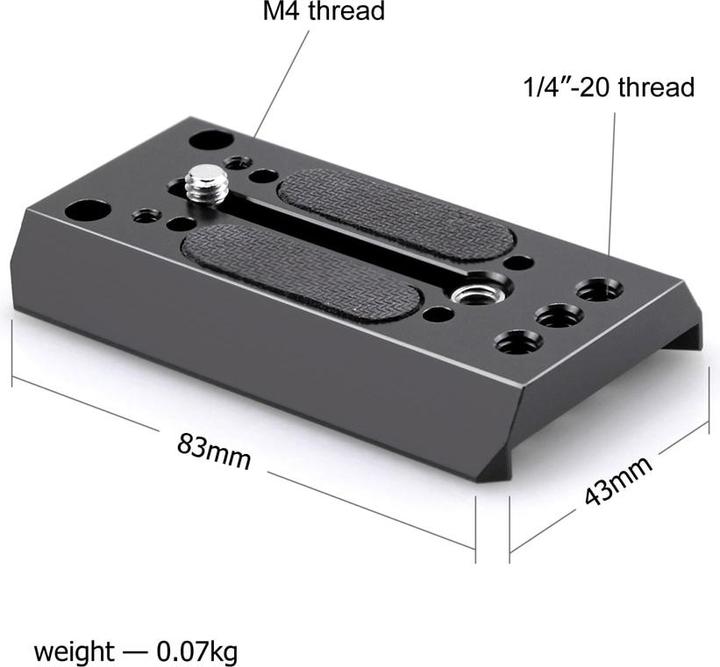 Immagine prodotto SmallRig Quick Dovetail (Manfrotto) - 1280C (Adattatore per stativo)