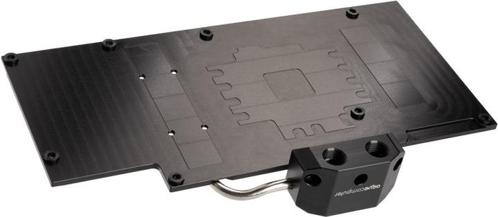 Actual product image Aqua Computer kryographics NEXT RTX 3080/3090 Strix GPU Backplate - active XCS