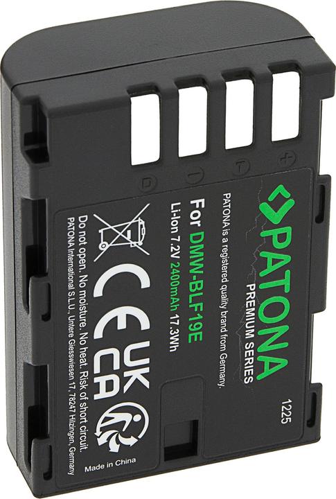 Produktbild Patona Premium Akku Panasonic DMW-BLF19E (Kamera Akku)