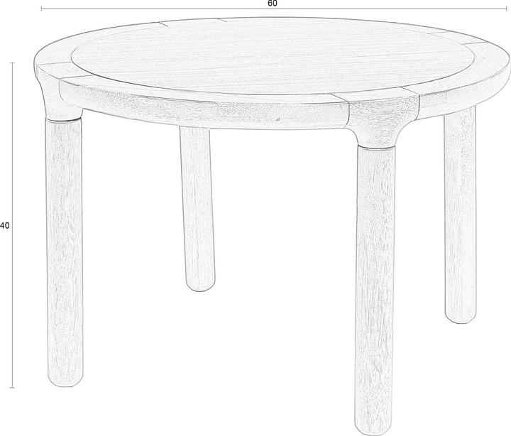 Actual product image Zuiver Storm (60 x 60 x 40 cm)