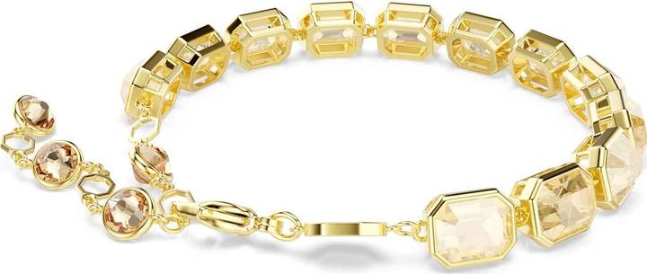 Immagine prodotto Swarovski Millenia Tennis Armband Oktagon Schliff Karamell Goldlegierungsschicht (Metallo Swarovski)