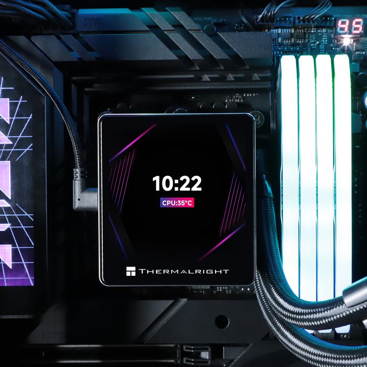 Produktbild Thermalright Kit Watercooling AIO Grand Vision RGB - 240mm (Blanc)